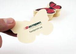 Візитки нестандартної форми, приклад 4