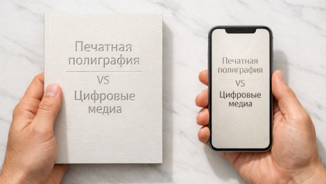 Печатная полиграфия VS Цифровые медиа