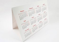 Настольный календарь, пример 9