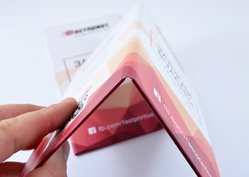 Папка-рахівниця (каширована) 105х200 мм, приклад 2