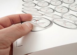 Наклейка круглая, пример 6