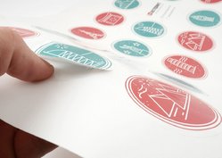 Наклейка круглая, пример 2