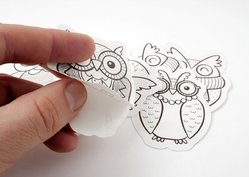 Фигурные наклейки, пример 2