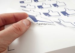 Фигурные наклейки, пример 7