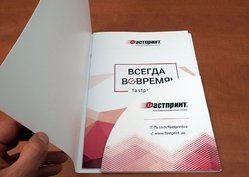 Папка с клеенным карманом, пример 8