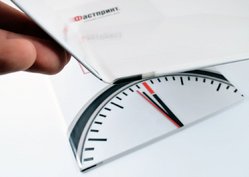 Папка А4 без кишені з кашеруванням, приклад 2