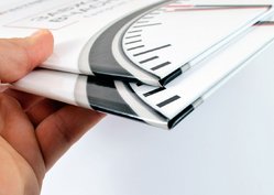 Папка А4 без кишені з кашеруванням, приклад 4