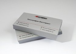 Визитки на дизайнерском картоне, пример 4