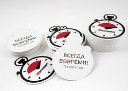 Визитки нестандартной формы, пример 3