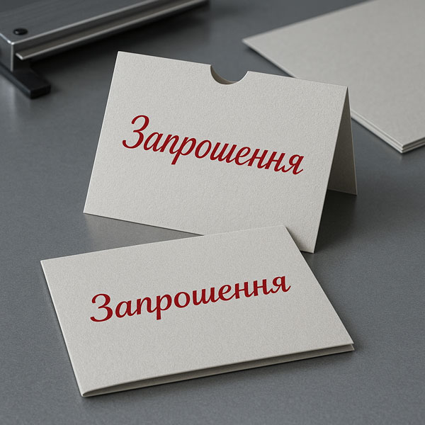 Виготовлення запрошень