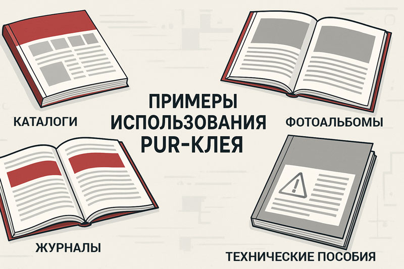 Примеры использования PUR клея