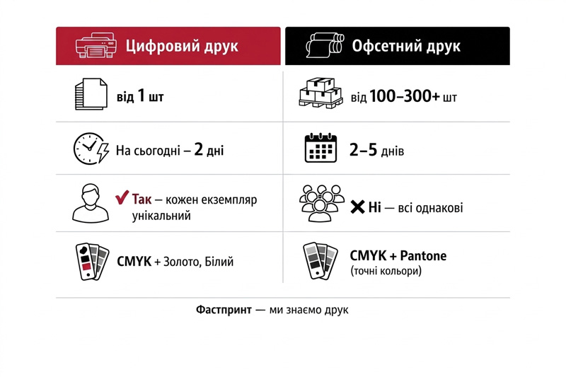 Цифровая печать или офсет