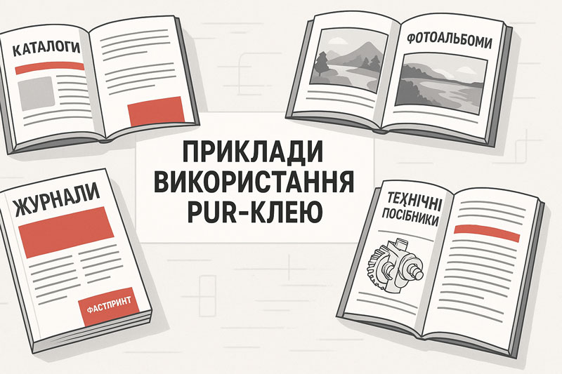 Приклади використання PUR клею