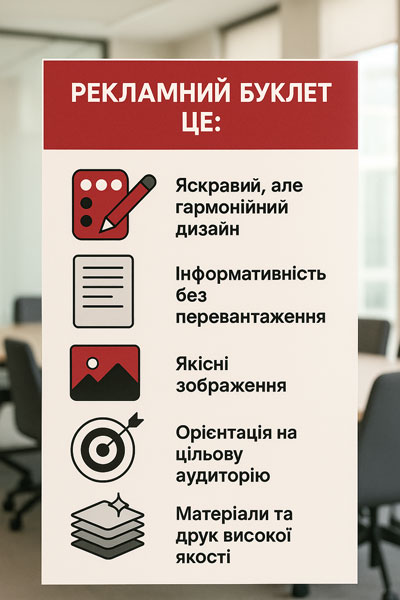 Рекламний буклет це