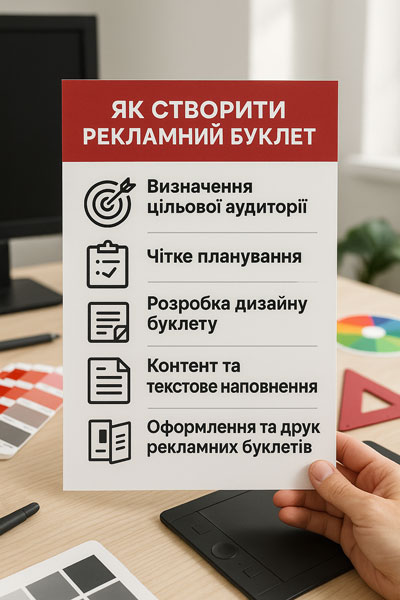 Як створити рекламний буклет